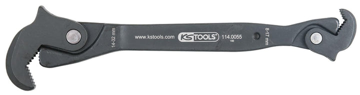 KS Tools 114.0055 Einhand-Multifunktions-Schlüssel, 8-17/14-32mm 8-17/14-32mm Grau, 8-17/14-32mm Gra