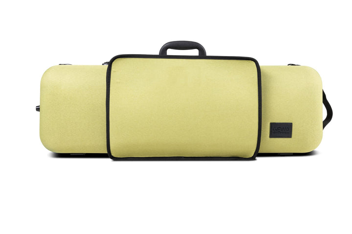 Violinkoffer BIO A 4/4 mit Notentasche, Seitengriff, verstellbare Halsauflage Farbe: limette, limett