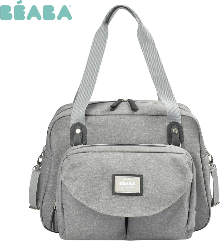 Béaba – Wickeltasche Genève II – Modulierbar, vielfältige Staumöglichkeiten – Vordertasche, Wickelun