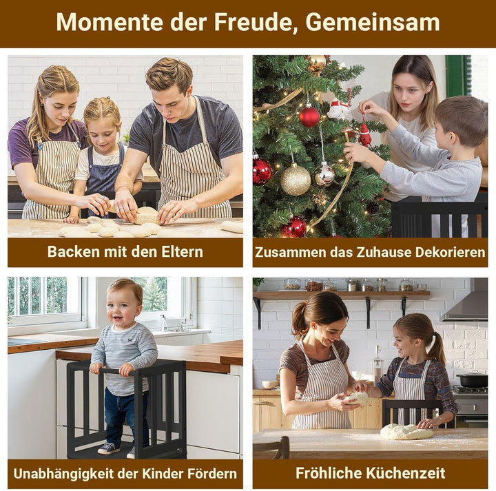 COSYLAND Lernturm ab 1 Jahr – Montessori Learning Tower für Kinder – Sicherer Kinder Lernturm ab 2 J