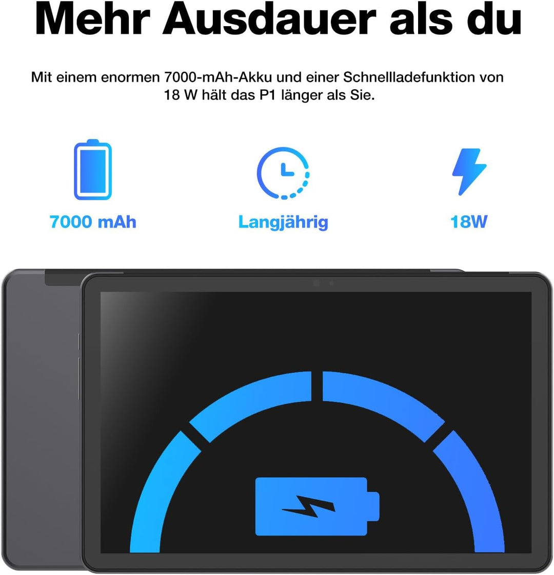 AGM PAD Outdoor Tablet mit Tastatur, Stift, Kopfhörer &amp; Watch, Android 13 10.36 Zoll FHD, 8GB+256GB
