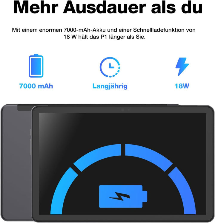 AGM PAD Outdoor Tablet mit Tastatur, Stift, Kopfhörer &amp; Watch, Android 13 10.36 Zoll FHD, 8GB+256GB