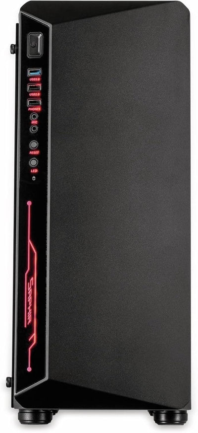 Inter-Tech 9873912 C-3 Saphir ohne PSU 2X USB 2 1x USB 3 1x 120mm RGB-Fan serienmaessig RGB in der F
