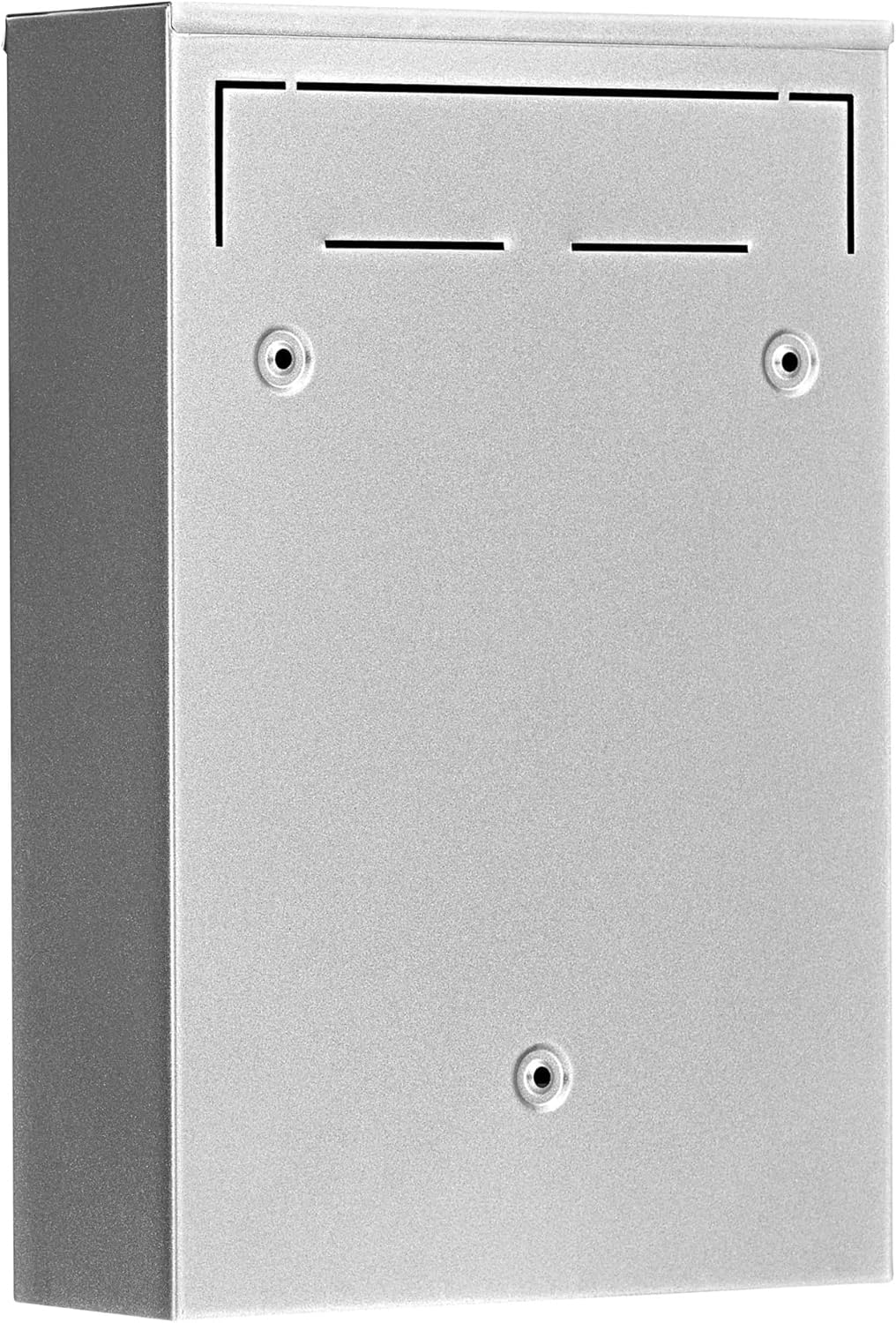 Burg-Wächter Anlagenbriefkasten, A5 Einwurf-Format, Verzinkter Stahl, Pocket 5871 Si, Silber, Silber