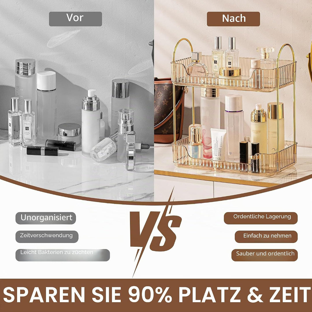 CESTATIVO Make up Organizer, Kosmetik Organizer, Beauty Organizer, Hautpflege Organizer für Badezimm