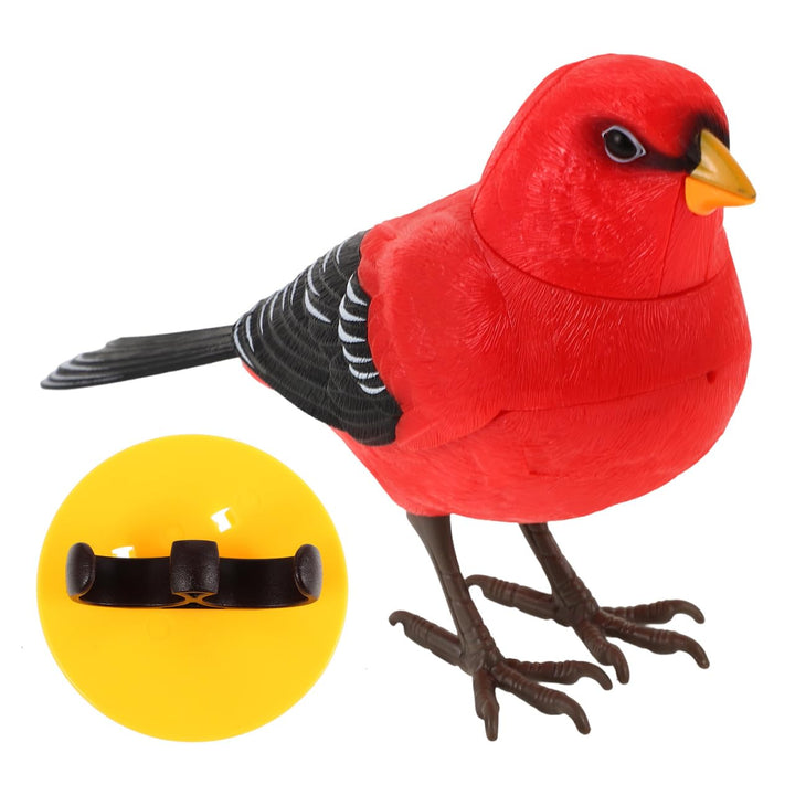 BESPORTBLE Elektrisches Singender Vogel Plastikkunst Vogel Figur mit und Mimikausgabe Vielseitige De