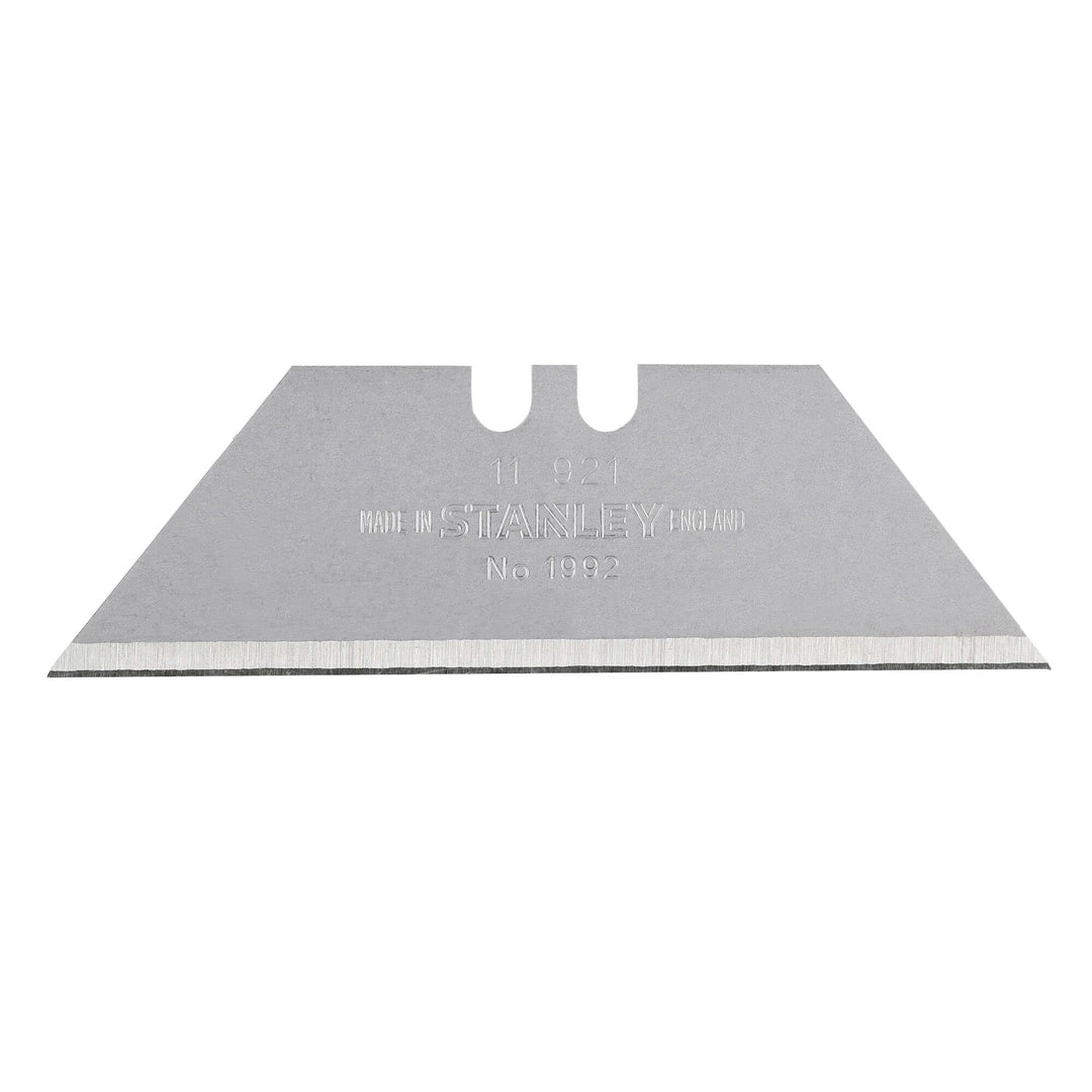 Stanley Trapezklingen 1992 (ohne Lochung, 62mm Klingenlänge, für allgemeine &amp; schwere Schneidarbeite