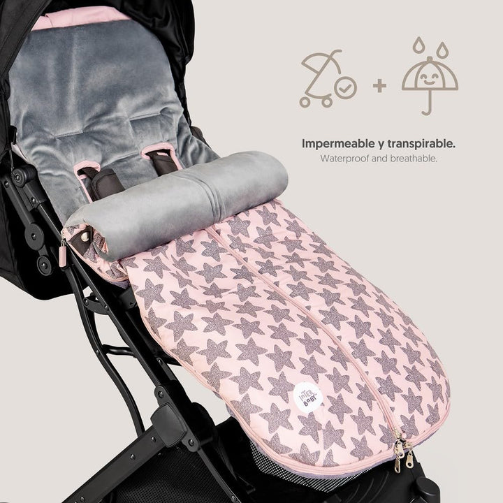 INTERBABY Universal Fusssack Kinderwagen Winter | Weiche, Warme, Wintersack Kinderwagen | Abnehmbare