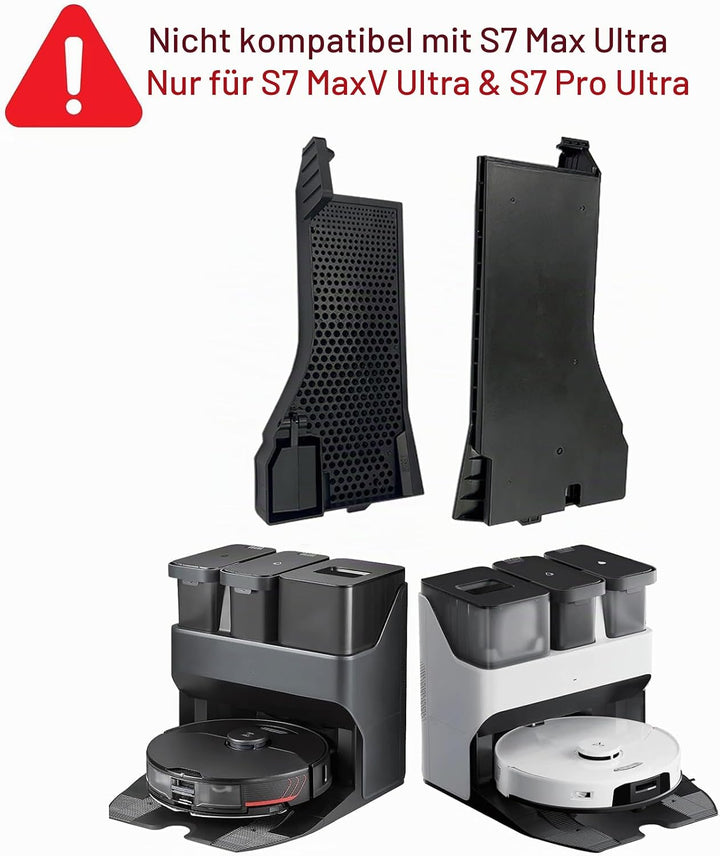 LOVECO 2 Stück Wasserfilter &amp; 1 Reinigungsbürste Ersatzteile Kompatibel mit Roborock S7 Pro Ultra, S