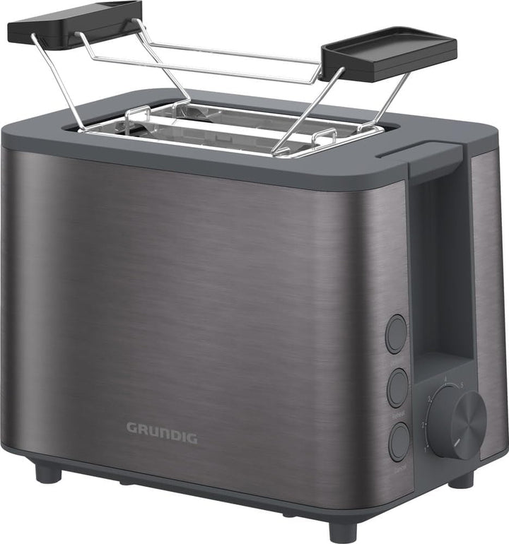Grundig TA 7340 Toaster, 950 Watt Leistung, Automatische Pop-Up-Funktion & Brotzentrierung, variable