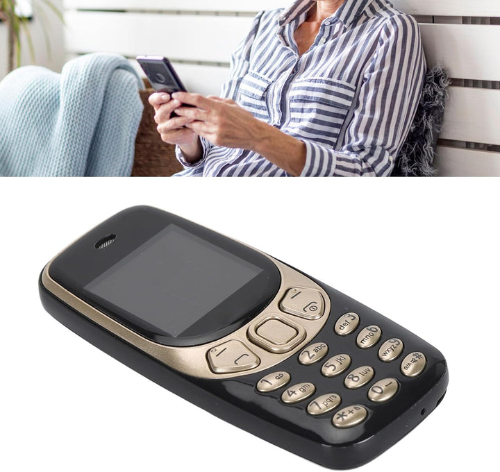 VBESTLIFE Mobiltelefon für Senioren, 2G GSM Entsperrtes Mobiltelefon, Grosse Grosse Schriftart, Gros
