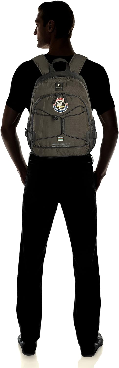 National Geographic Explorer Rucksack mit Laptopfach 17,1 Zoll Khaki