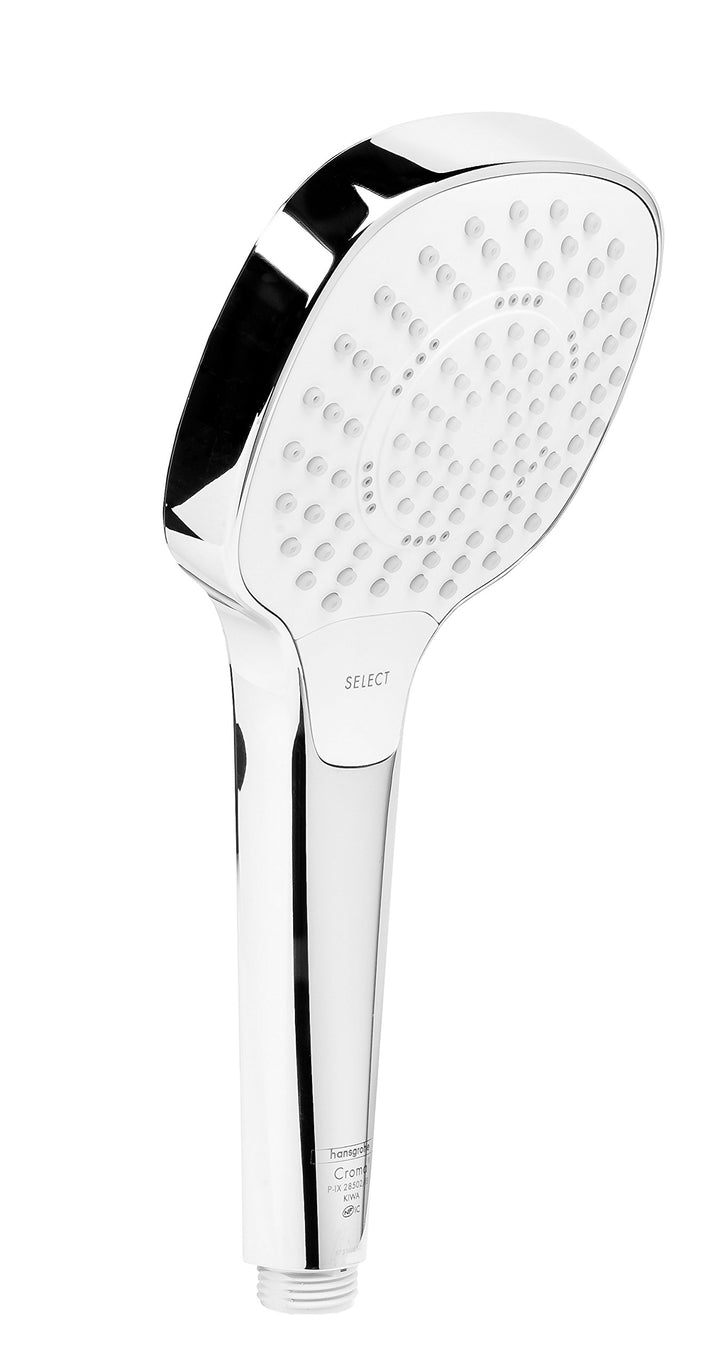 hansgrohe Croma Select E Duschkopf, 3 Strahlarten, Weiss/Chrom 3 Strahlarten (Multi), 3 Strahlarten