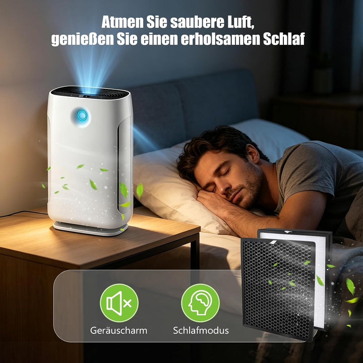 2er Filter Set für Philips Luftreiniger FY2420/30, AC2882, AC2887, AC2889 &amp; AC3829, Serie 2000 und 3