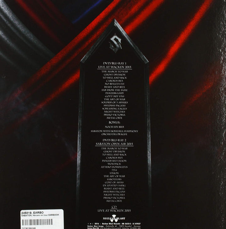 Heroes on Tour (limitiertes Earbook), Audio-CD