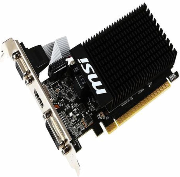 MSI GeForce GT710 GT 710 2GD3H LP MSI NVIDIA GT 710 2GB Low Profile PASSIVE Single, MSI NVIDIA GT 71