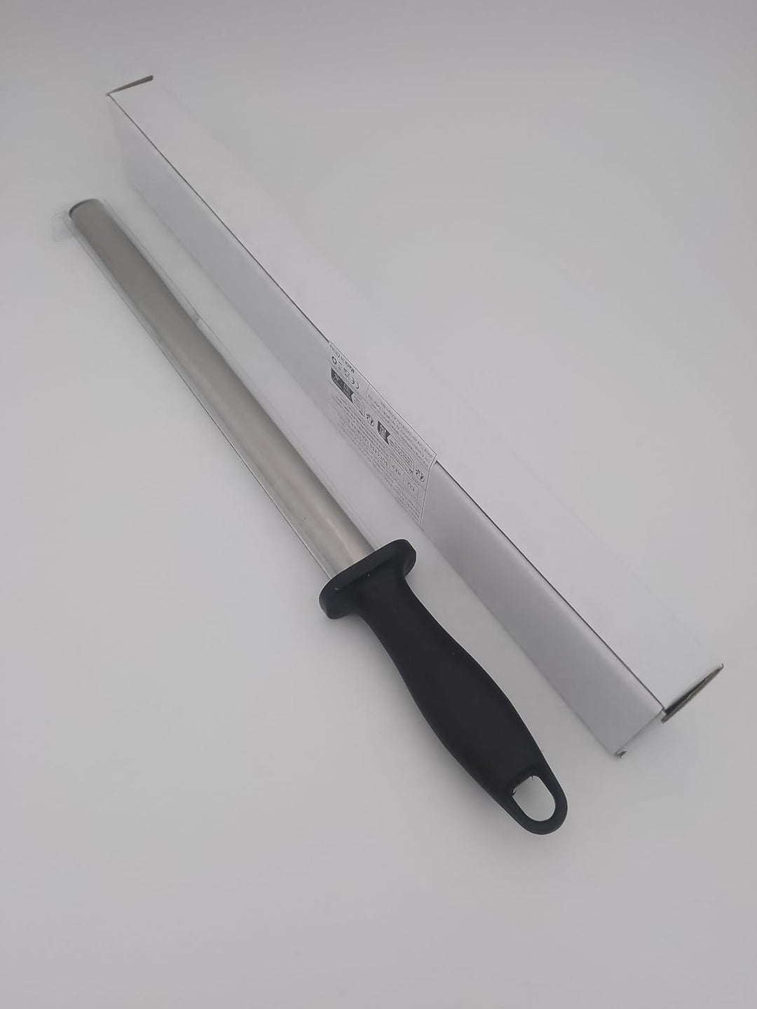 RGBS 12 inch Diamant Wetzstahl Messerschärfer Stab 600 Körnung, Professional Extra Fine Oval Messers
