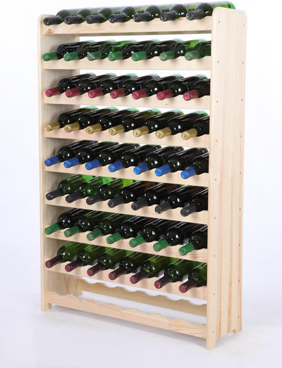 Flaschenregal Weinschrank Weinständer Weinregal für 63 Flaschen