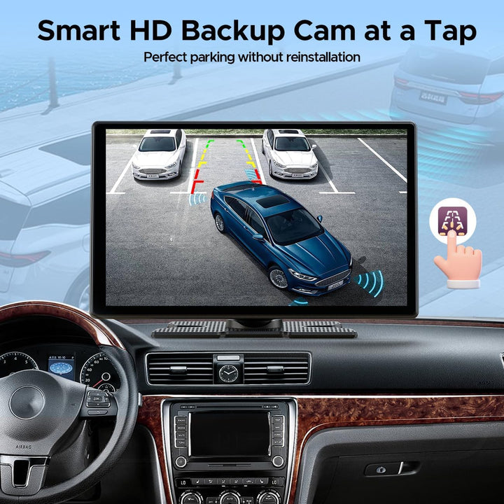 LAMTTO Wireless Carplay Display mit Net-Flix YouTube Tiktok 9 Zoll In-Cell Touchscreen CarPlay-Bilds