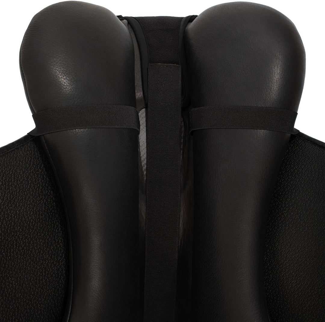 Acavallo Ortho-Coccyx Seat Saver Dressag Sitzkissen mit Aussparung Gel Out Black 20mm L schwarz, L s