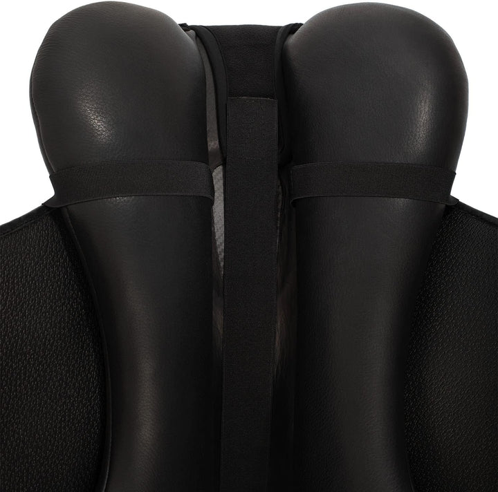 Acavallo Ortho-Coccyx Seat Saver Dressag Sitzkissen mit Aussparung Gel Out Black 20mm L schwarz, L s