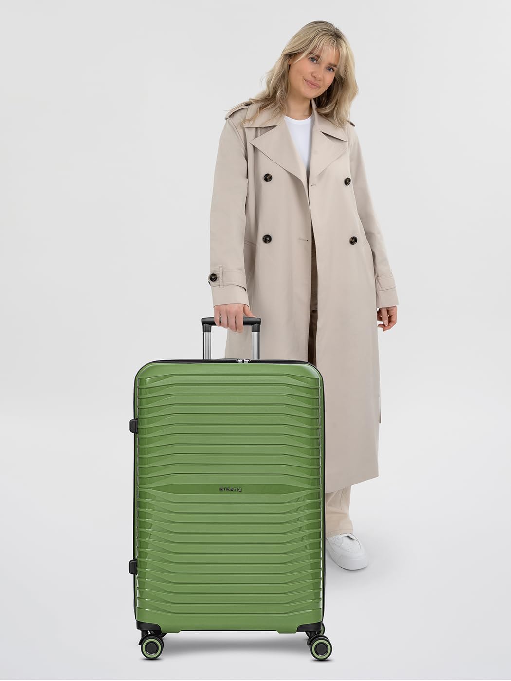 Stratic Check-in Koffer für Damen und Herren | grosser XL Trolley 50 x 29 x 76 cm aus hochwertigem,
