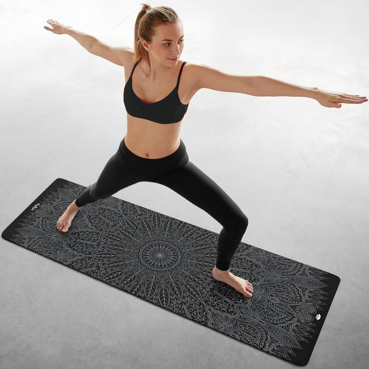 Plyopic All-In-One Yoga-Matte – Rutschfest auch bei Schweiss | Premium Matte mit Sweat-Grip Oberfläc