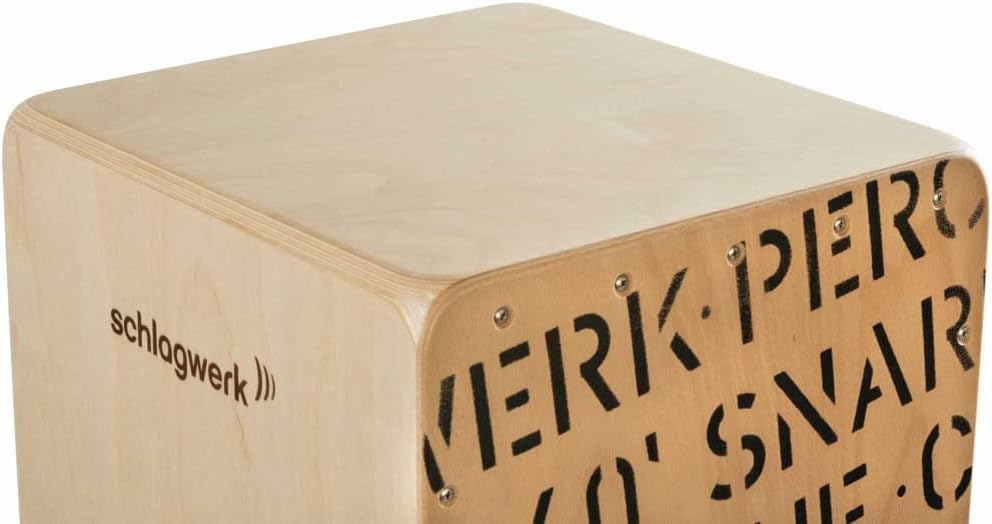 Schlagwerk CP403 Natur Cajon + keepdrum Sitzpad Rot