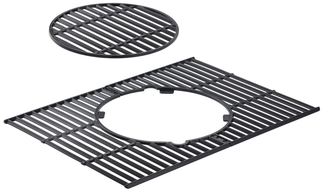 RÖSLE VARIO+ Grillrost, Hochwertiger Grillrost aus emailliertem Gusseisen für VARIO-Einsätze, passen