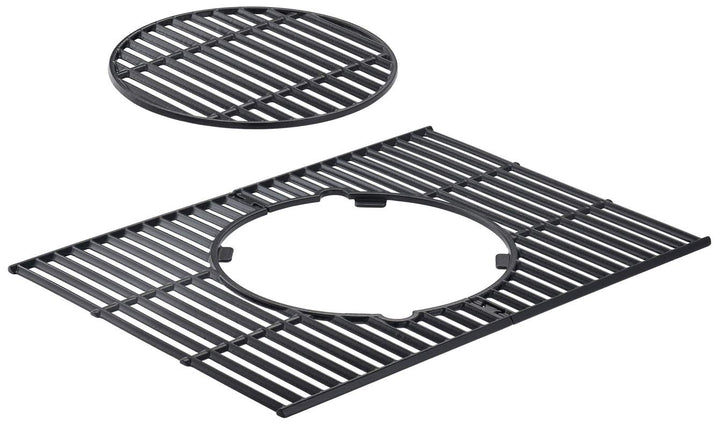 RÖSLE VARIO+ Grillrost, Hochwertiger Grillrost aus emailliertem Gusseisen für VARIO-Einsätze, passen