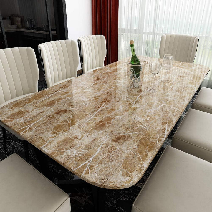 Livelynine 5M X 60 CM Breit Klebefolie Marmor Folie Für Möbel Tisch Küche Arbeitsplatte Fensterbank
