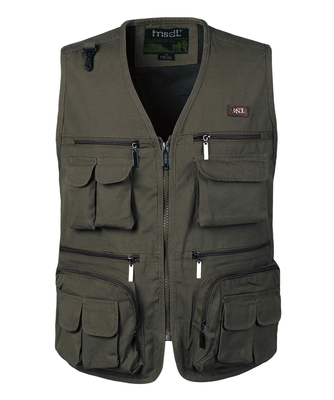 KTWOLEN Herren Outdoor Weste mit Multi-Taschened Anglerweste Jagd- und Angler Camping Wandern Weste