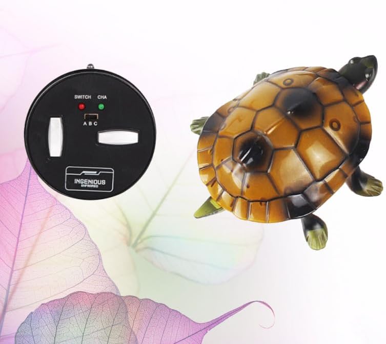 ibasenice Ferngesteuerte Schildkröte Spielzeug, Realistische Elektrische Roboter Schildkröte mit Fer