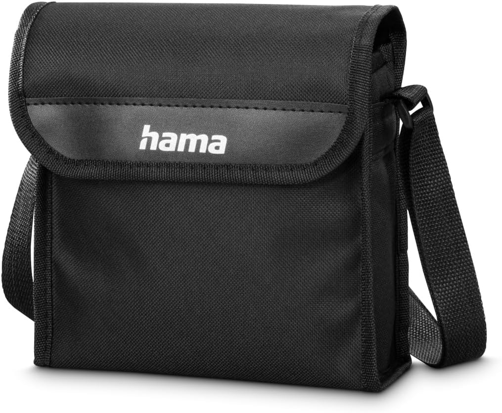 Hama Kompaktes Fernglas 10x50 für scharfe Weitsicht, 10-fach Vergrösserung, Objektivdurchmesser 50 m