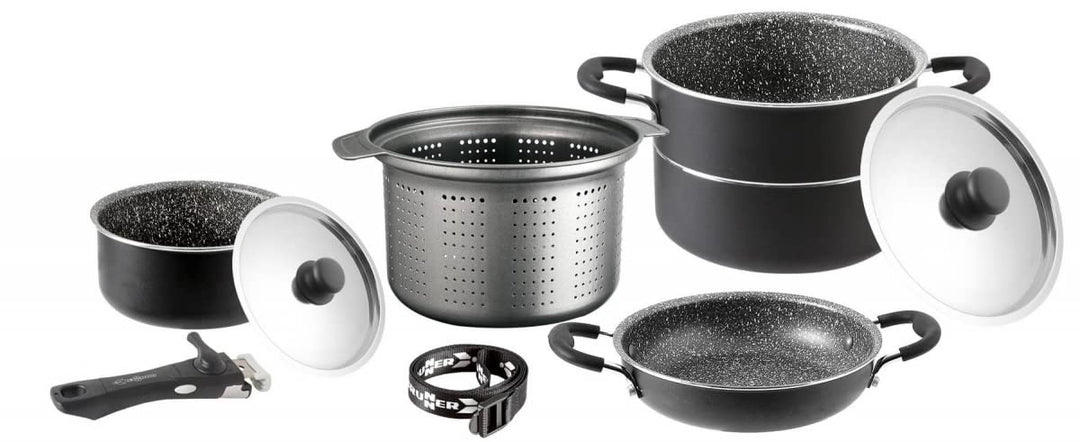 BRUNNER Topfset Pirate aus Aluminium mit Antihaft-Beschichtung