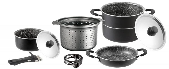 BRUNNER Topfset Pirate aus Aluminium mit Antihaft-Beschichtung