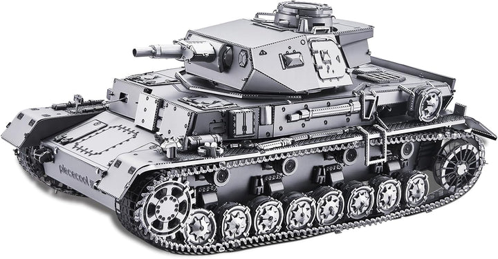 Piececool 3D Puzzle Metall Panzerkampfwagen 1:48 Panzer IV Panzer D, 3D Metall Puzzle Militärmodell
