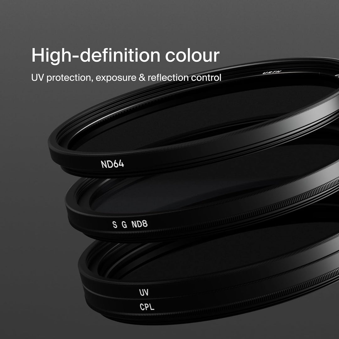 Urth 43 mm UV, Polfilter (CPL), ND64, Soft GND8 Filter Kit (Plus+) 43mm, 43mm