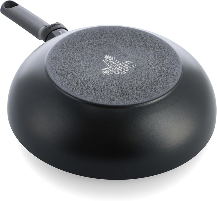 BK Blue Label Induction Antihaft-Keramik-Wok, Ø 28 cm/3,7 l, PFAS-frei, Induktionsgeeignet, Ofenfest
