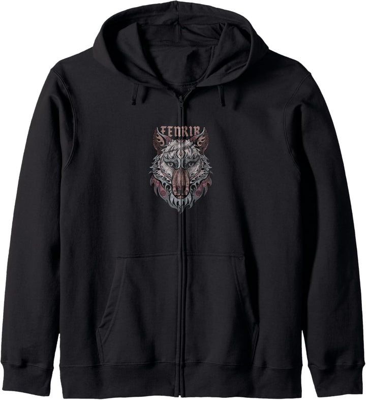 Fenrir Odins Wolf Norse Mythology Viking Walhalla Wotan Kapuzenjacke