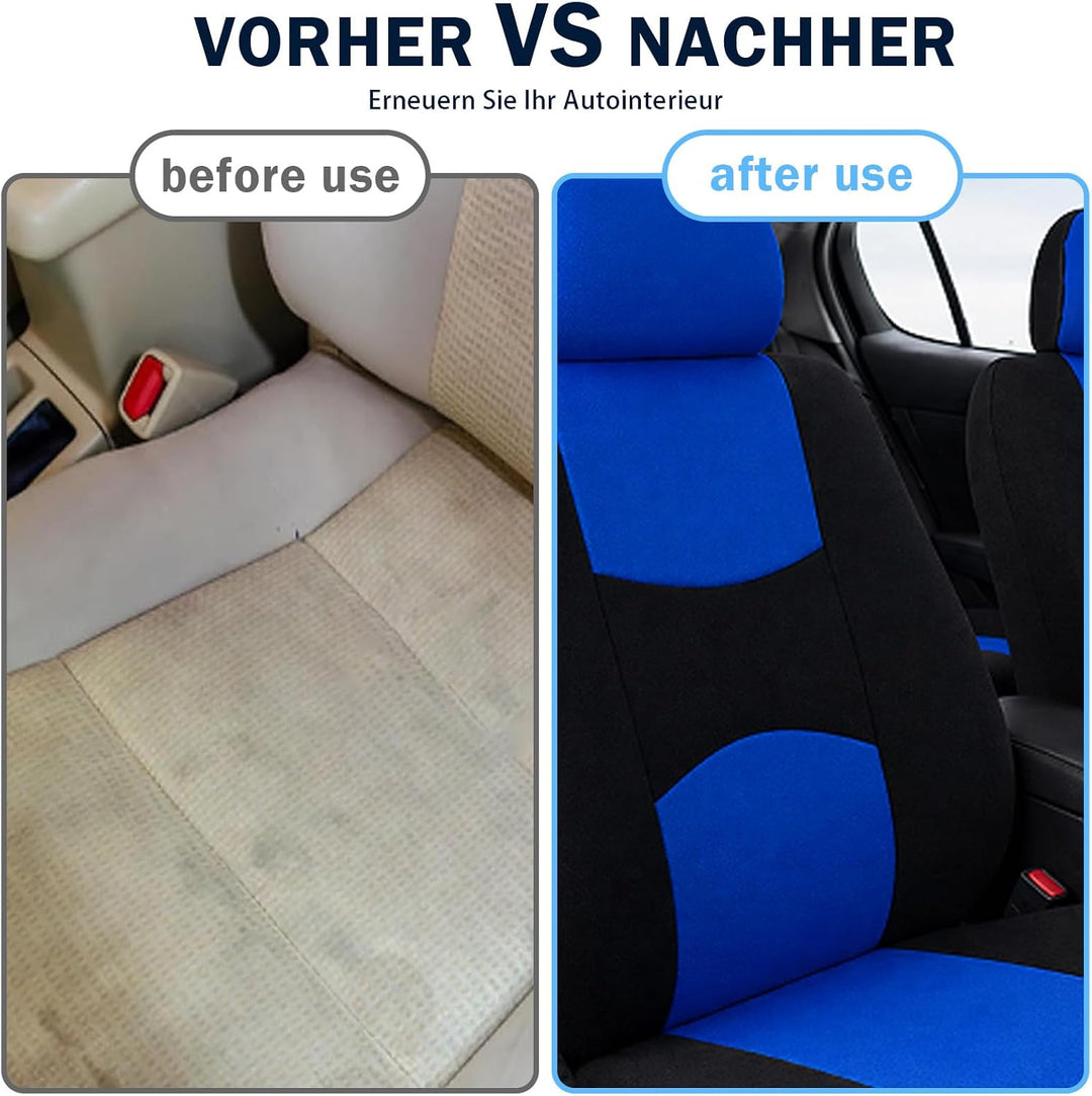 Autositzbezüge 5-Sitzer-Komplettset, Sitzbezüge Auto mit Kopfstützen, Schutz für den Fahrzeuginnenra