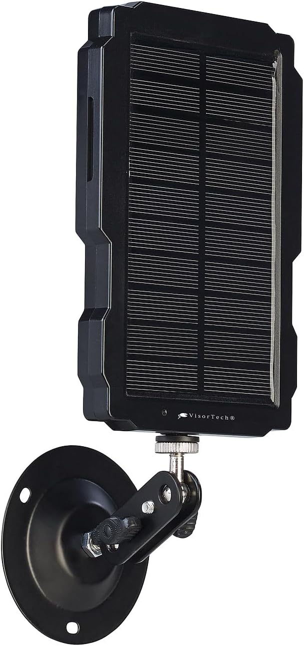VisorTech Solarpanel 6V: Akku-Solarpanel für Wild- und Outdoor-Kameras, 6 &amp; 12 Volt, 5.000 mAh (Akku