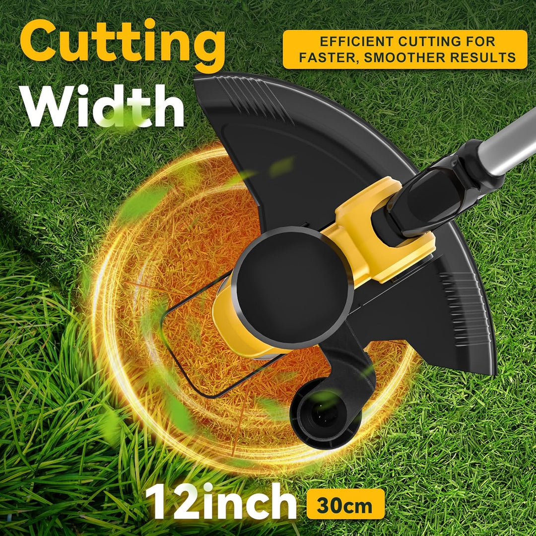 Akku Strimmer kompatibel mit Dewalt 20V Akku, 3-in-1 Falt-Kombi mit bürstenlosem Motor 30cm Schnittb