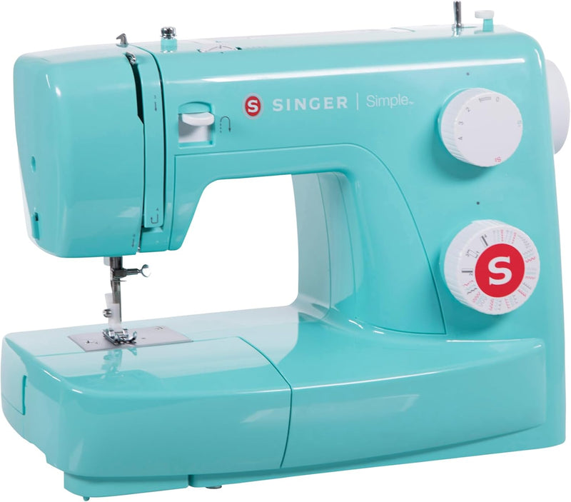 Singer 3232 Nähmaschine mit Tragetasche Kunststoff Lila 45 x 22 x 35 cm Maschine + handgenähte Trage