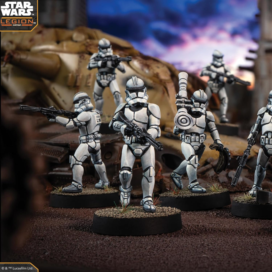 Asmodee, Star Wars: Legion – Clone Trooper Marksmen, Erweiterung, Atomic Mass Games, Tabletop, 2 Spi