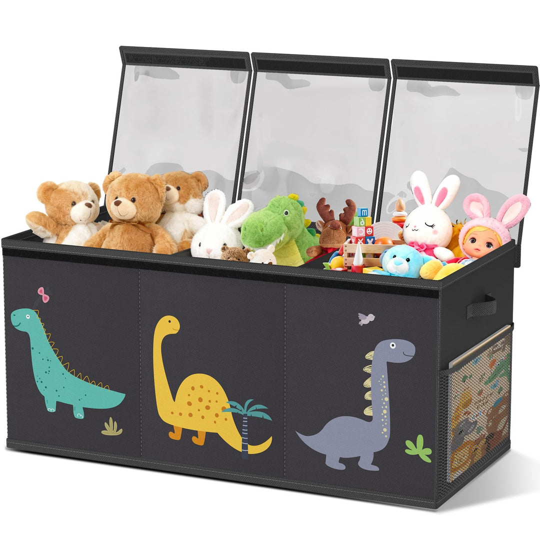 Spielzeugkiste mit deckel aufbewahrung kinderzimmer Extra Gross Aufbewahrungsbox Kinder - Faltbar Sp