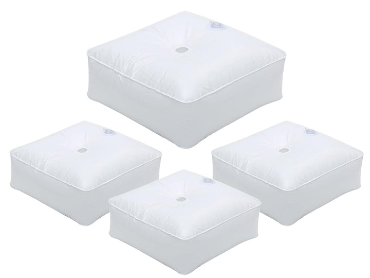 4 pcs Wasser Gewichtssack Bag,Schlauchgewicht,Gewicht Sack,Quadrat Flaggen Gewichtstasche,Tragbare F