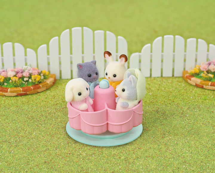 Sylvanian Families - 5744 Erlebniskindergarten Bus Regenbogen - Puppen Spielset