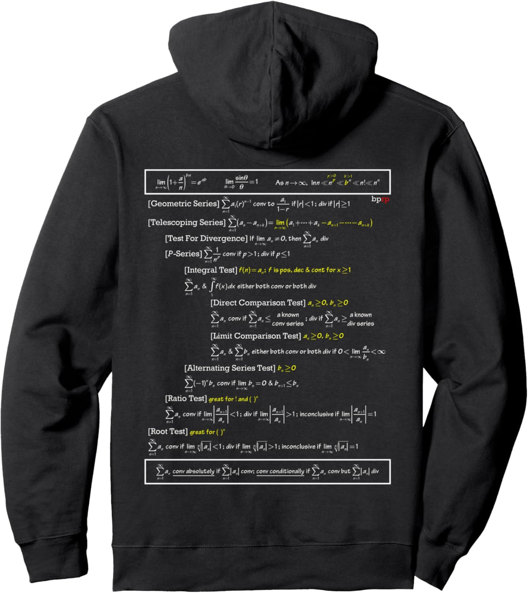 blackpenredpen Ultimative Infinite Serien-Konvergenz Pullover Hoodie