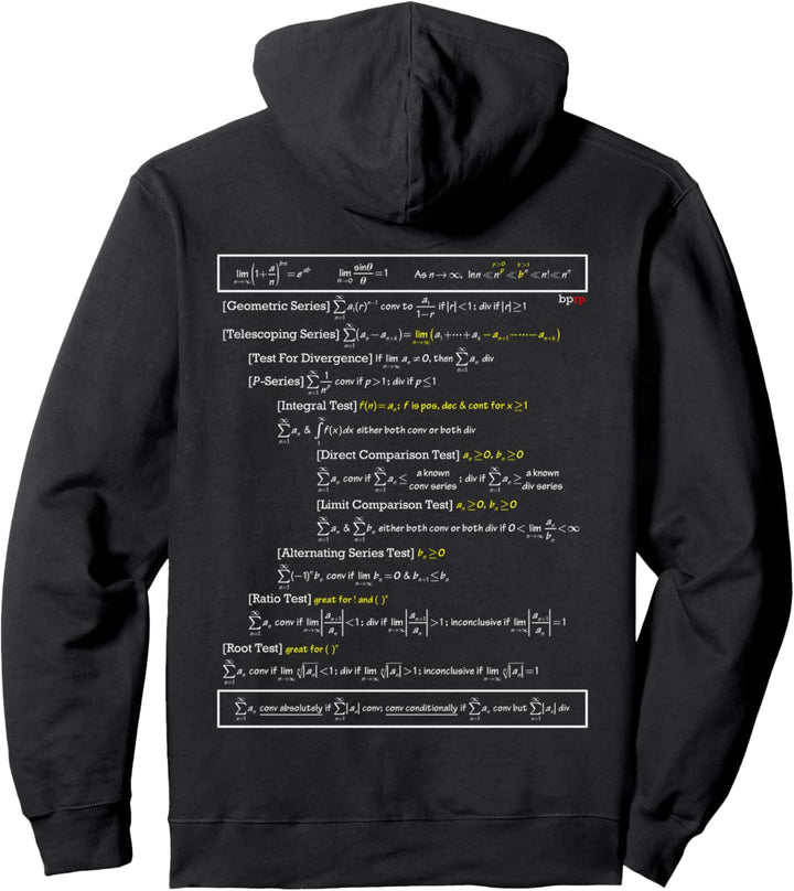 blackpenredpen Ultimative Infinite Serien-Konvergenz Pullover Hoodie